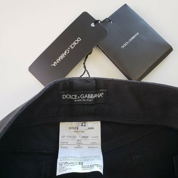 Dolce&Gabbana Jeans Boot Cut Denim - Black - Picture 10 of 10